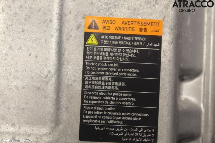 Kia NIRO (DE) 17-22 Batteriladdare Högspänning