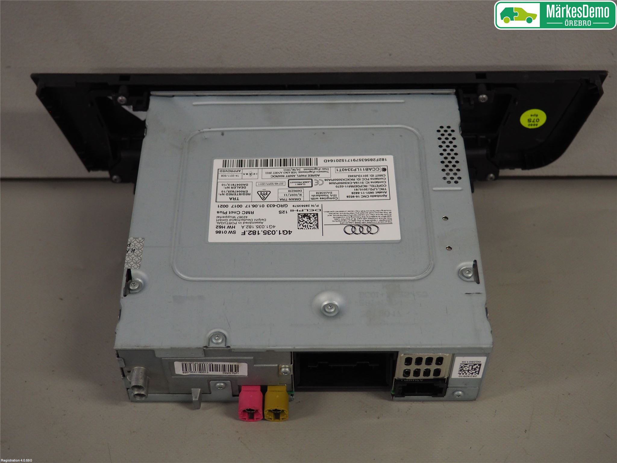 Audi A6/S6 4G 11-18 Cd Radio - Multimediapanel