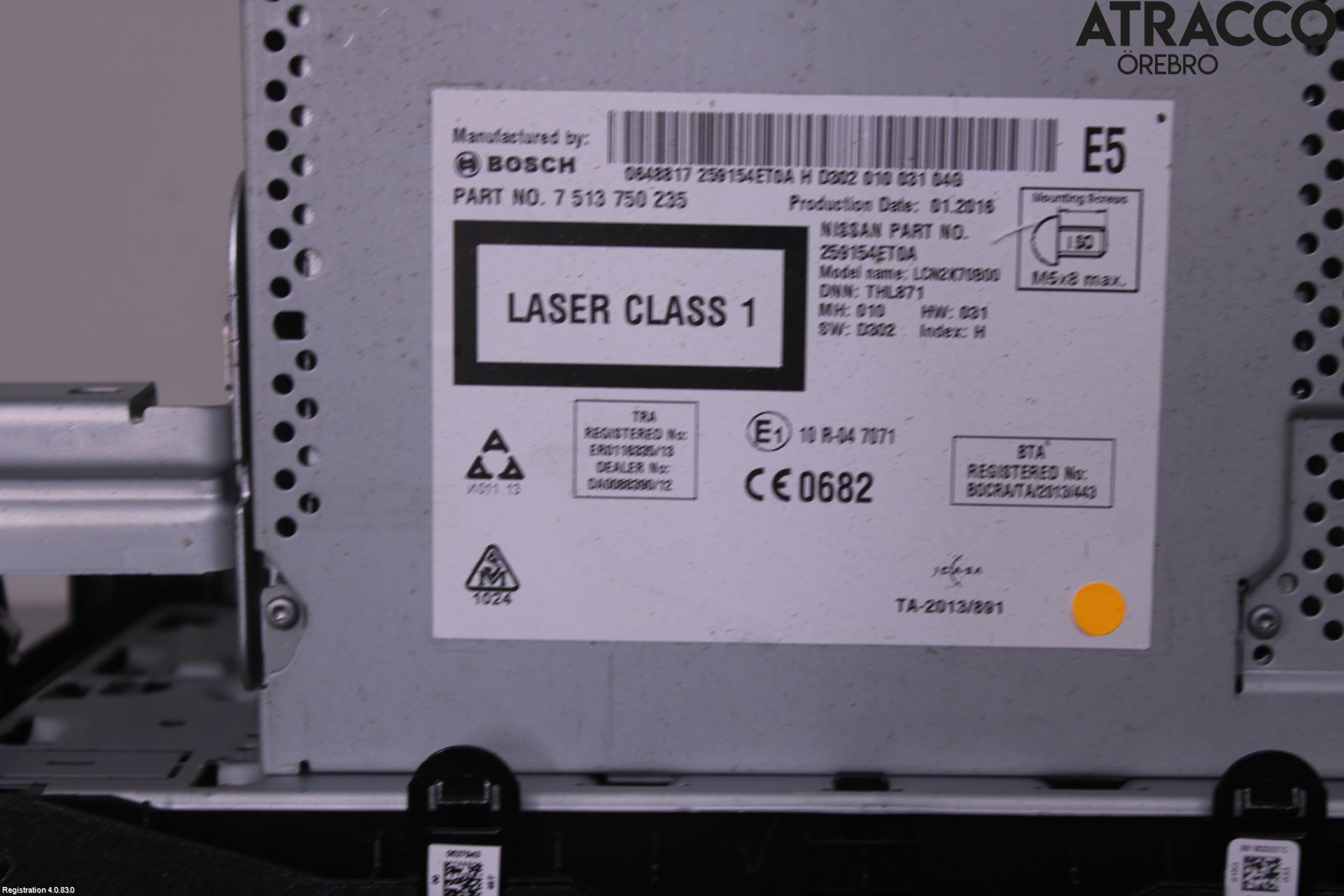 Nissan X-TRAIL 14-21 Cd Radio - Multimediapanel