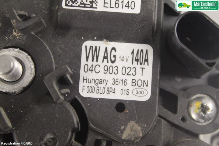 Audi A1/S1 11-18 Generator