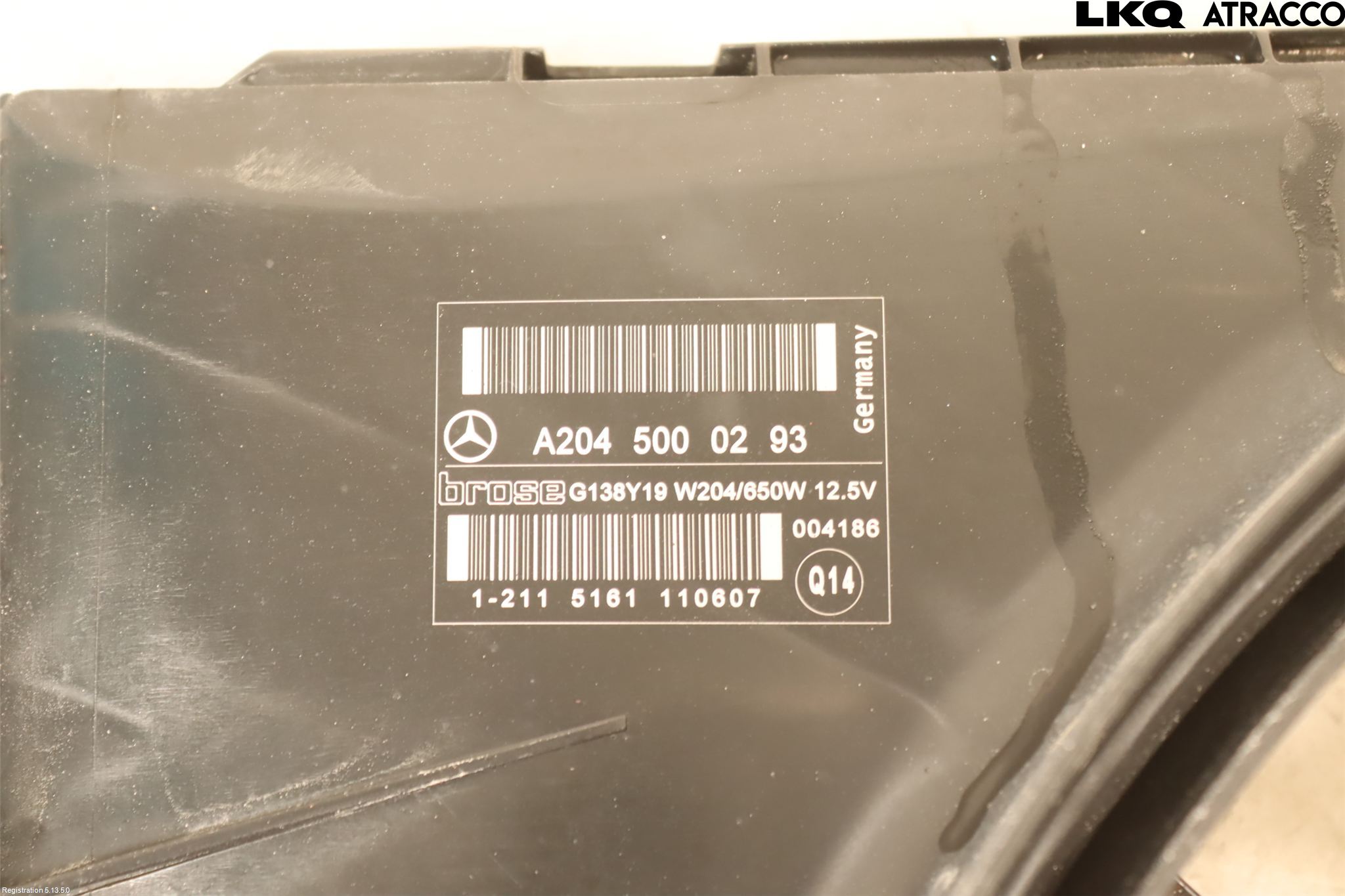 Mercedes-Benz MB GLK-KLASS (X204) 08-16 Kylfläkt El