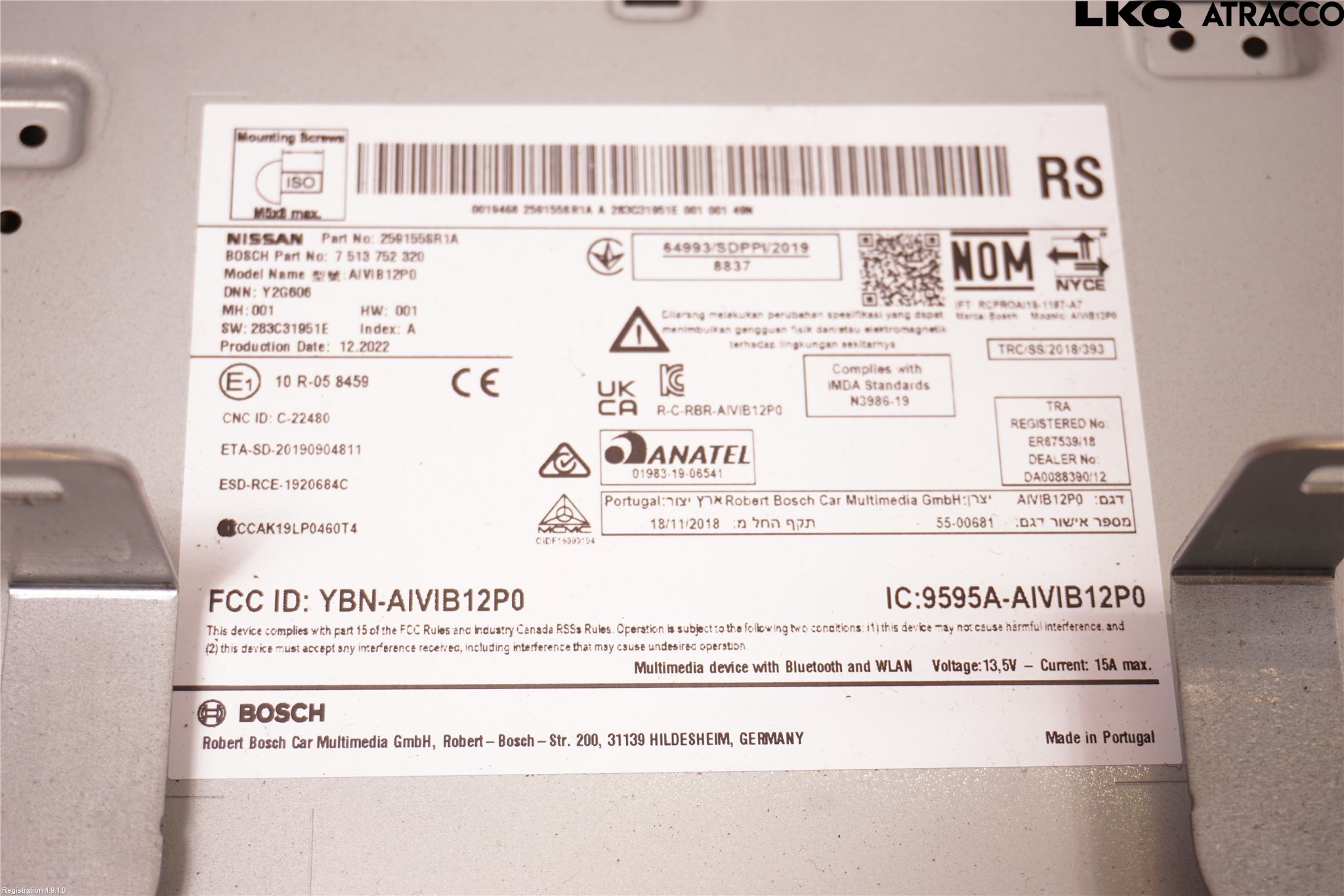 Nissan LEAF 18- Gps Navigator