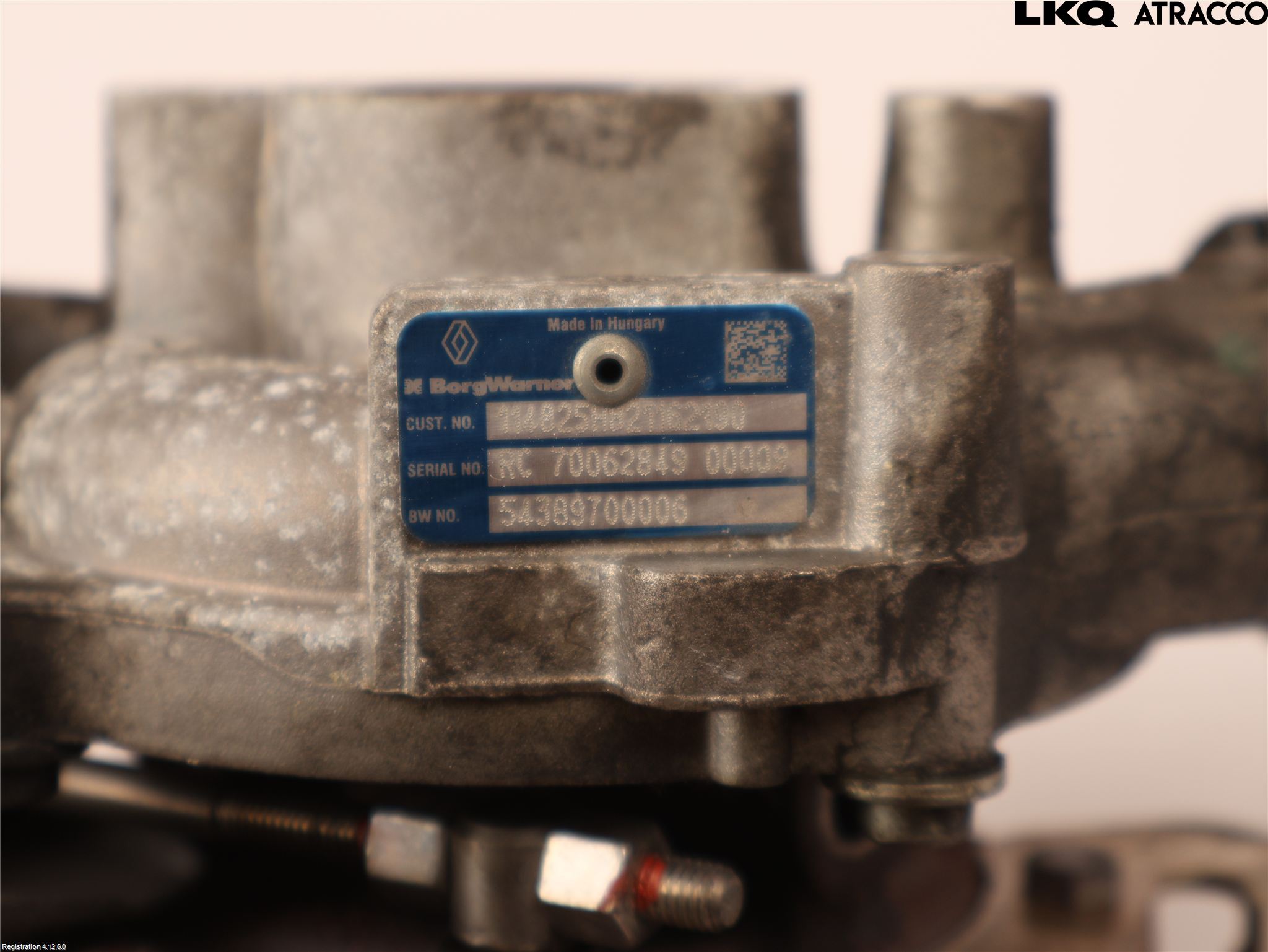 Nissan QASHQAI 14-17 Turboaggregat