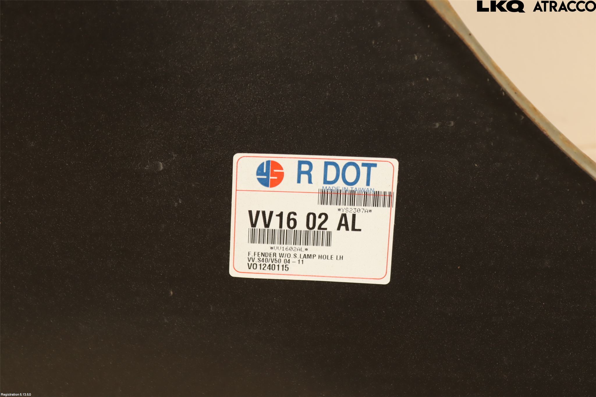 Volvo V50 04-07 Skärm Fram Vänster