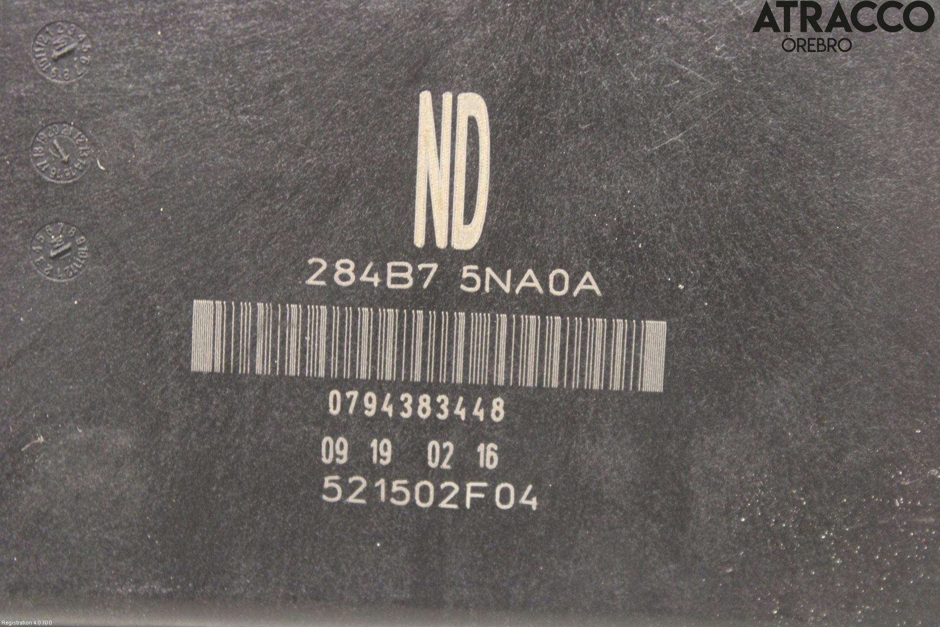 Nissan QASHQAI 14-17 Säkringsdosa-Elcentral