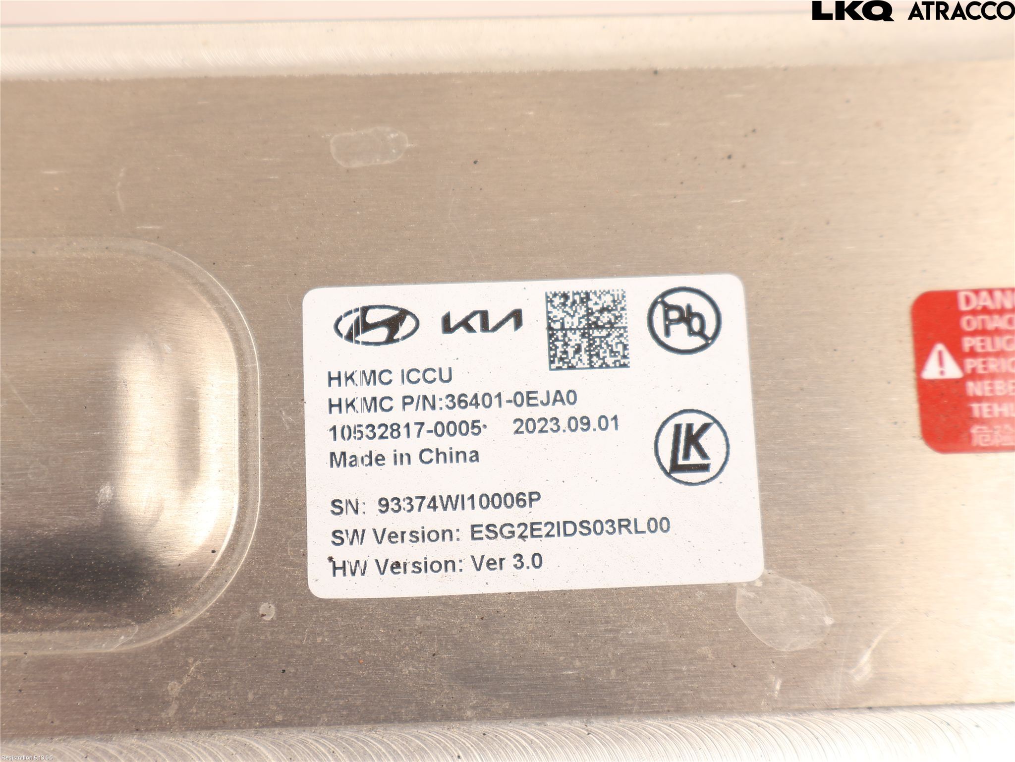 Kia NIRO (SG2) 23- Batteriladdare Högspänning