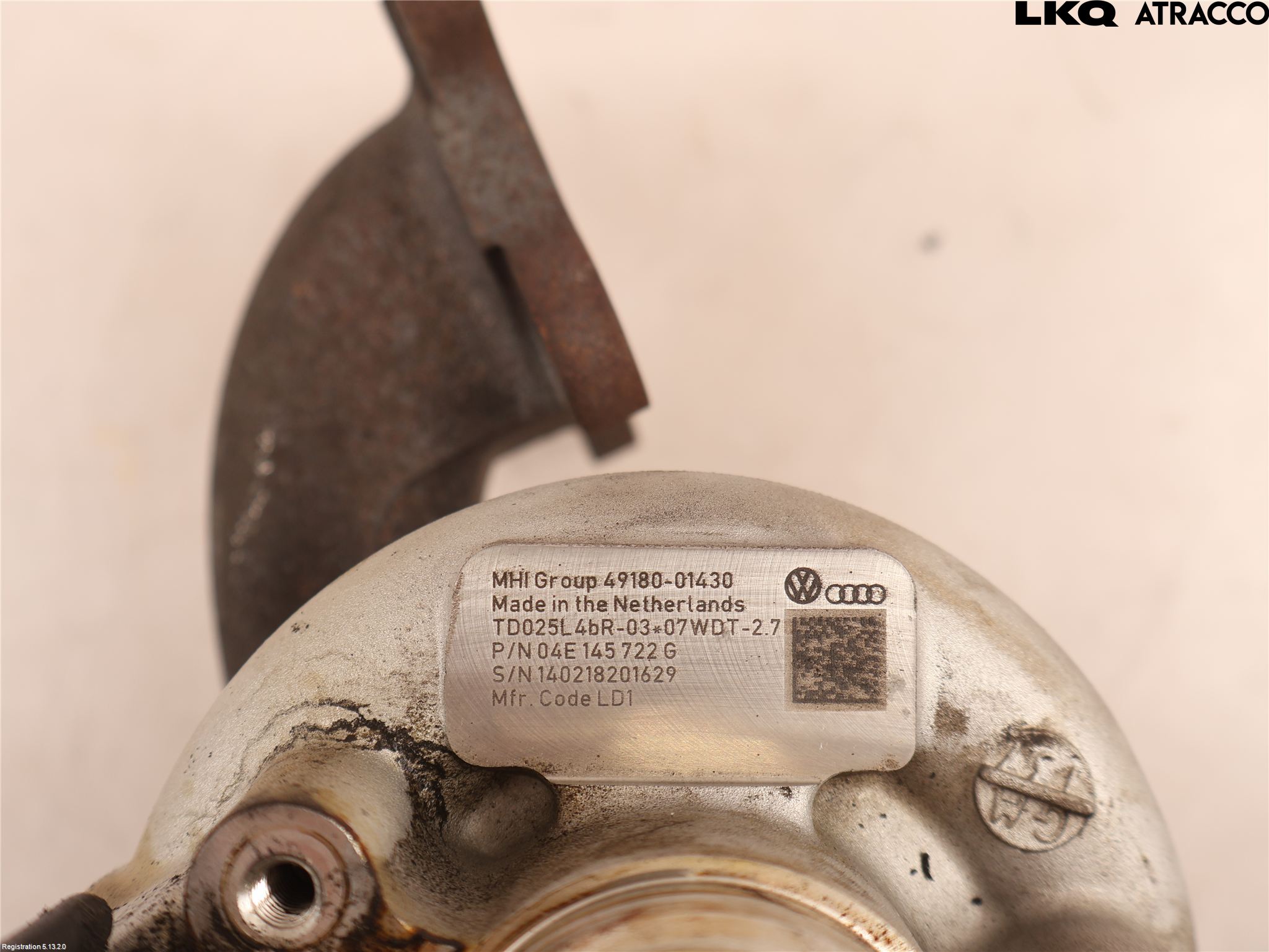 Volkswagen VW PASSAT 15-19 Turboaggregat