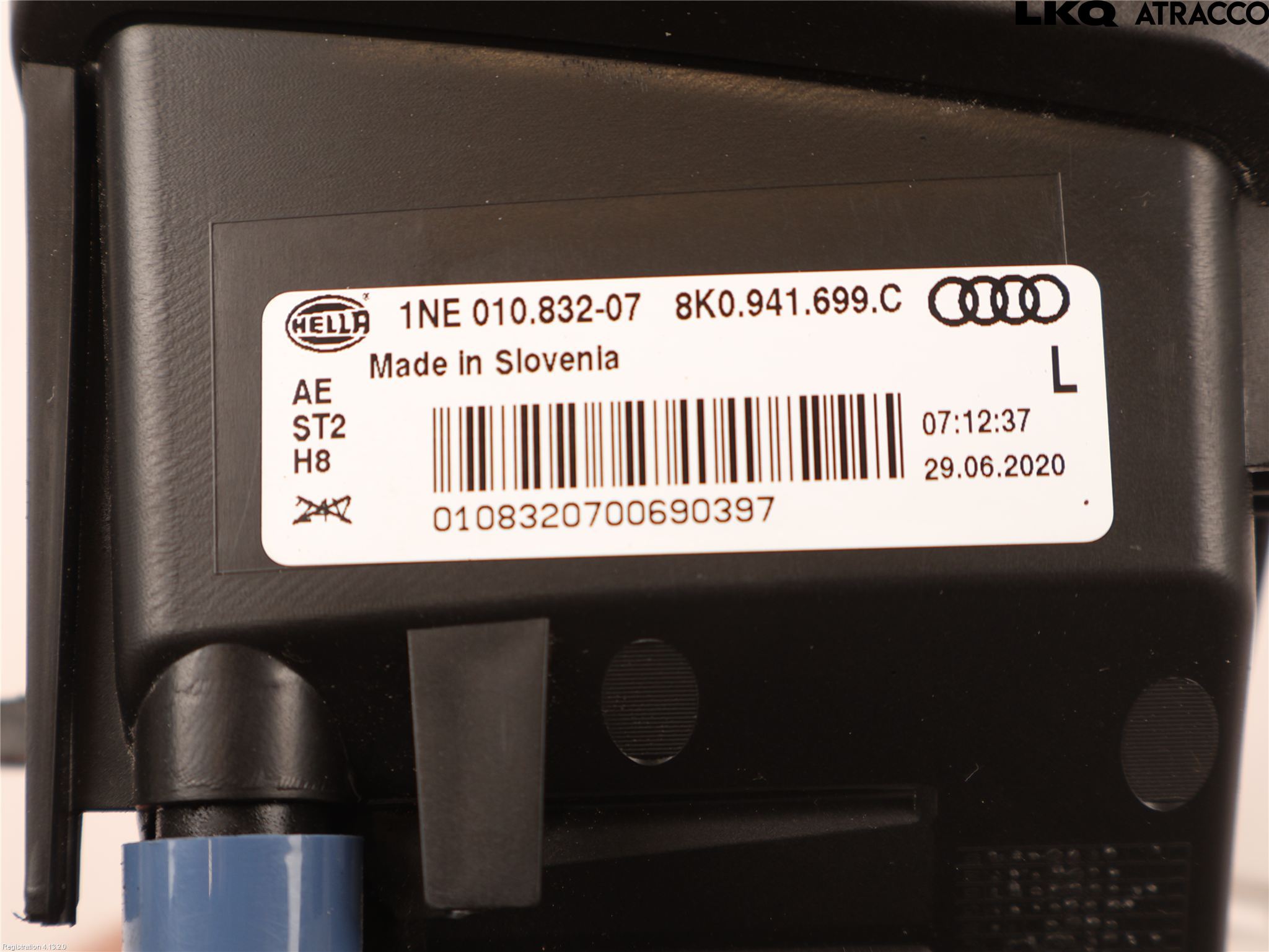 Audi A4 12-15 Dimljus-Varselljus Fram