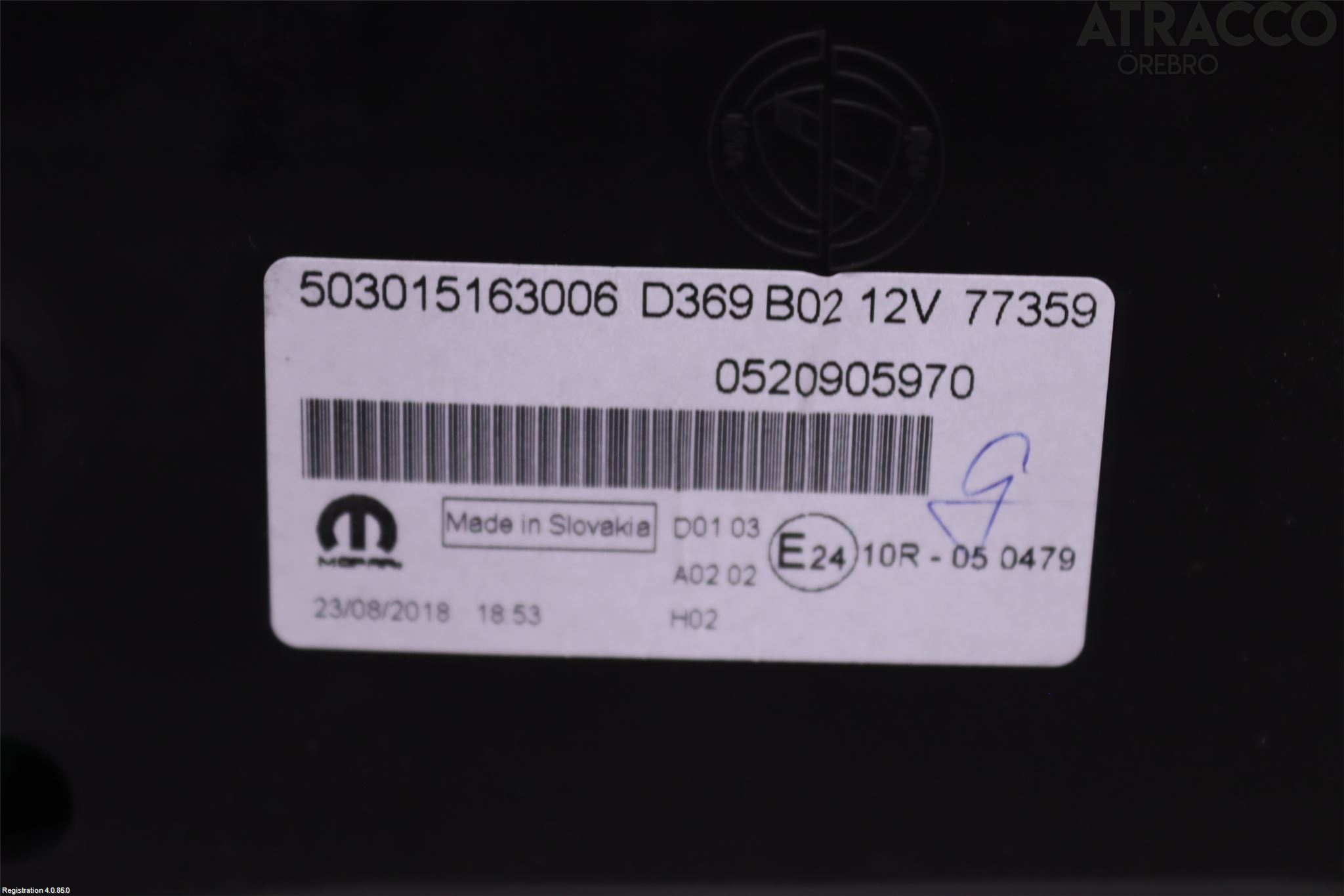 Fiat DOBLO CARGO Instrument Komb