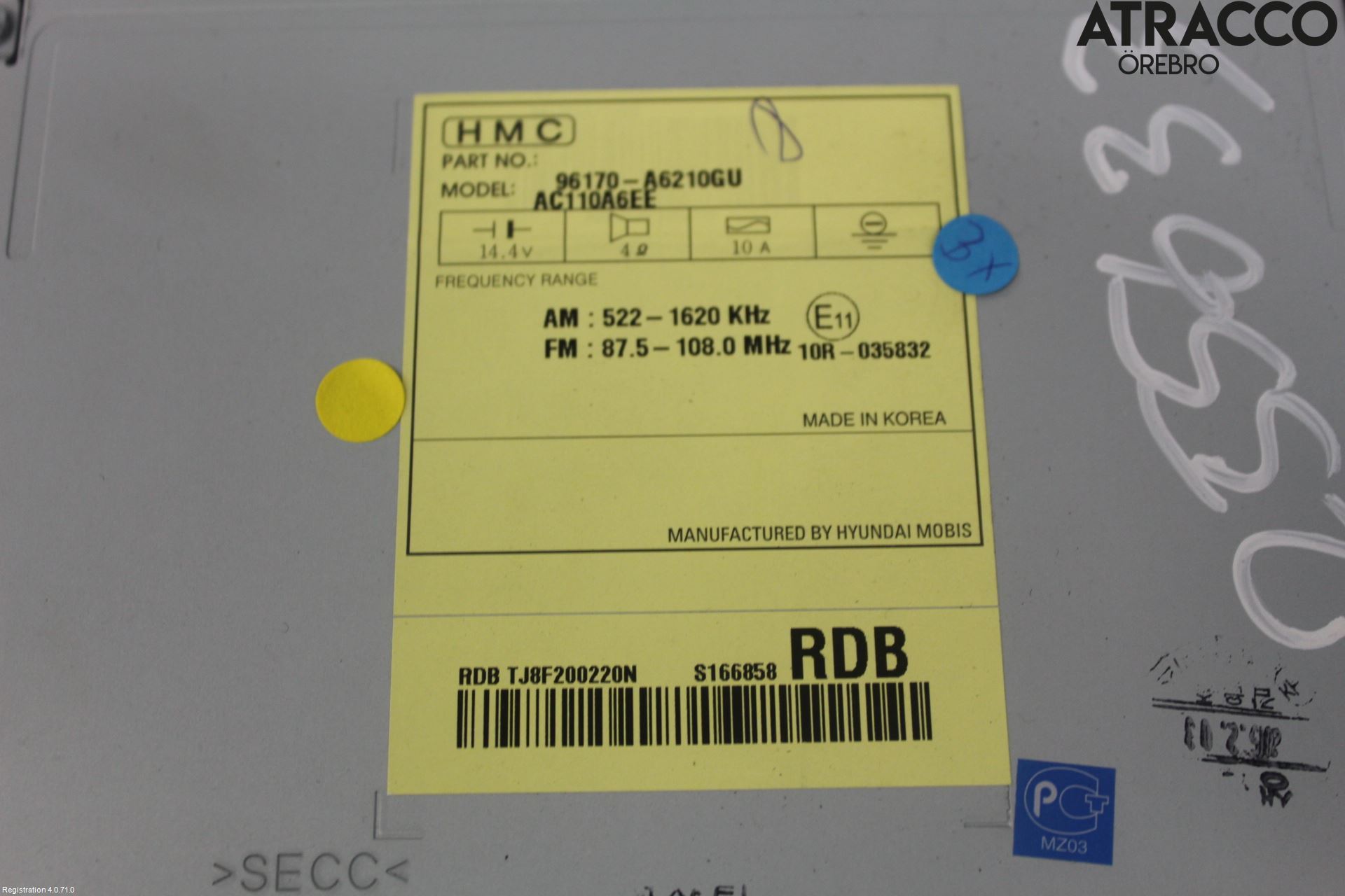 Hyundai i30 GD 13-17 Cd Radio - Multimediapanel
