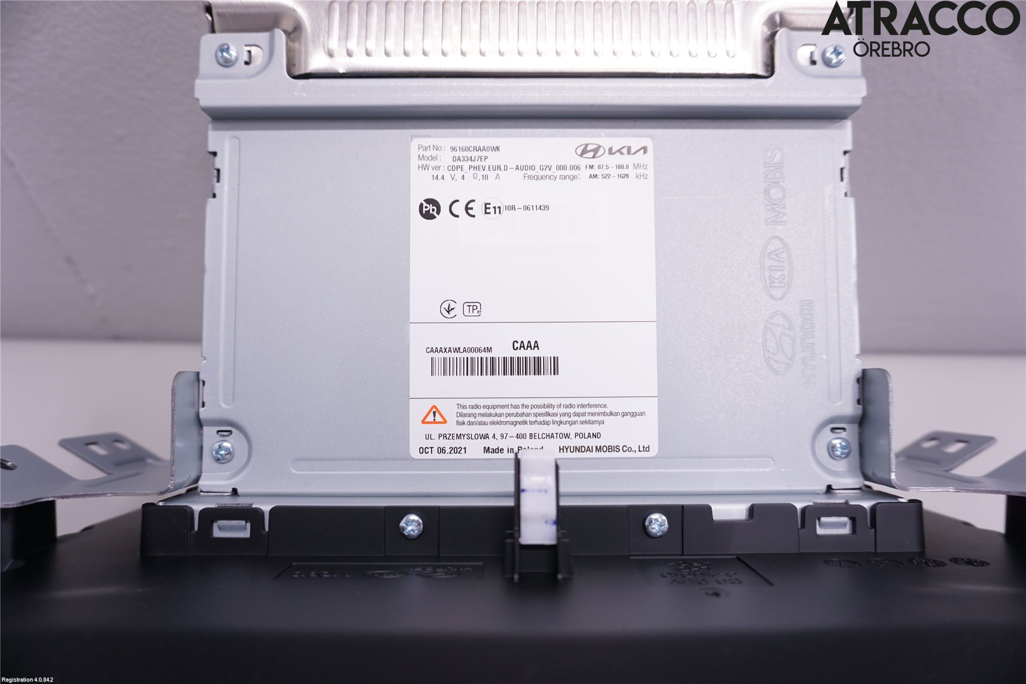 Kia CEED/CEED SW 19- Cd Radio - Multimediapanel