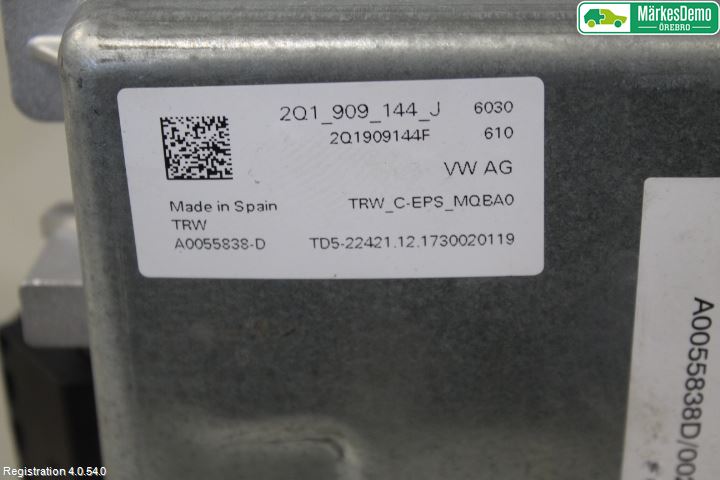 Volkswagen VW POLO VI 18->> Rattaxelagg Med Inb Servo