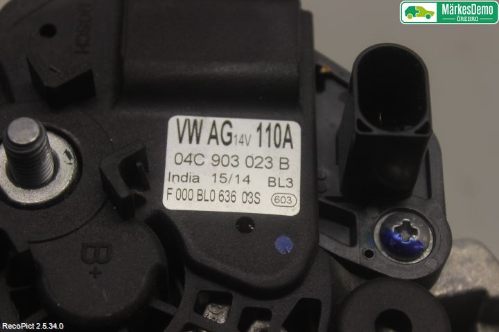 Volkswagen VW UP! / E-UP! Generator