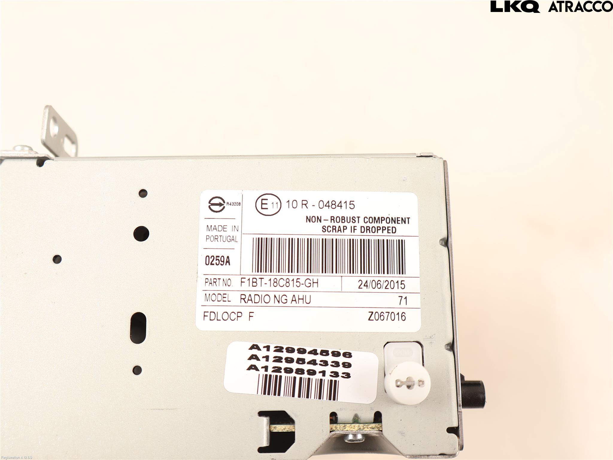 Ford FOCUS 15-18 Styrenhet Multimedia