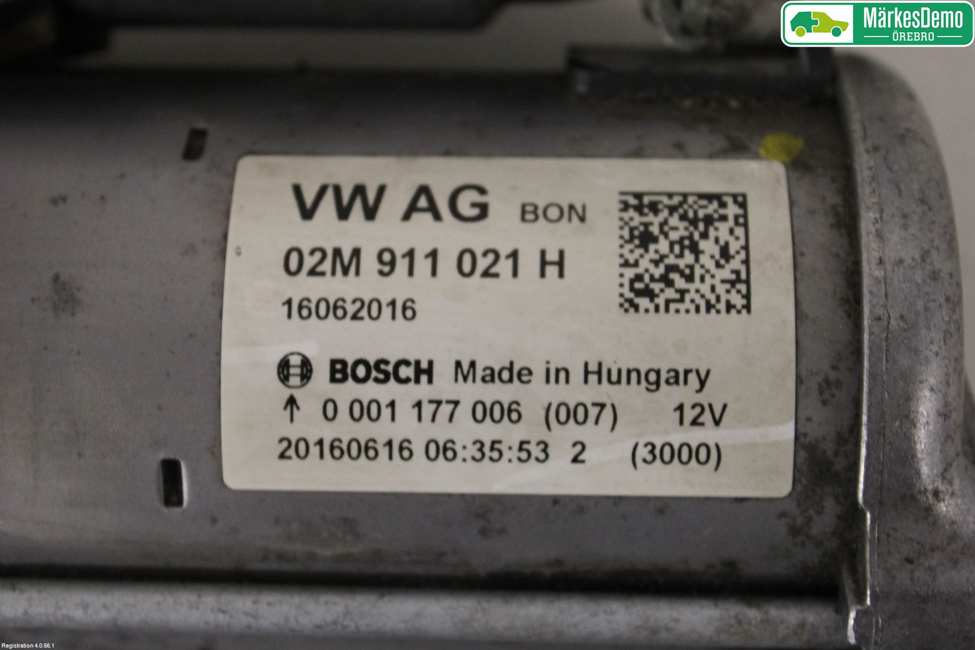 Volkswagen VW UP! / E-UP! Startmotor