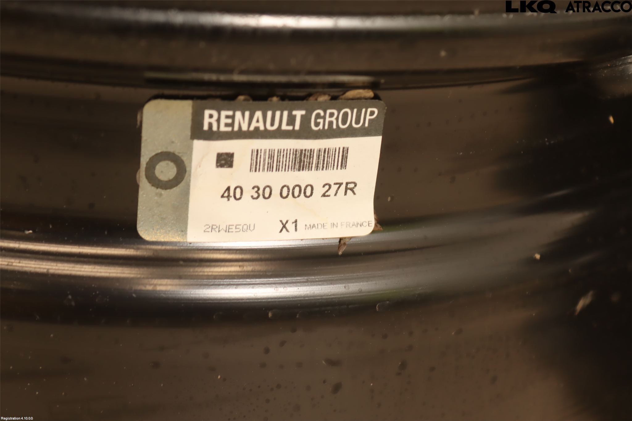 Renault MEGANE III 09-15 Fälgsats Plåt