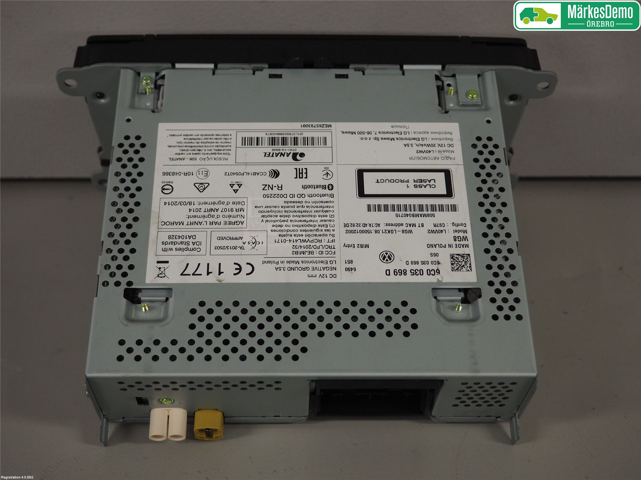 Volkswagen VW POLO 10-17 Radio