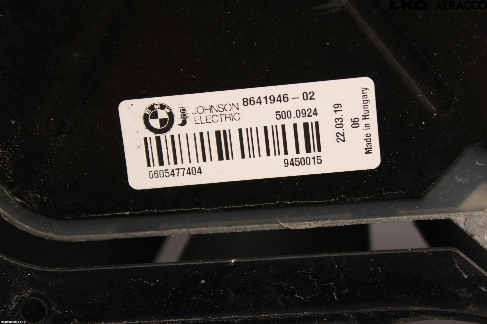 BMW 3 F30/F31/F80 12-19 Kylfläkt El