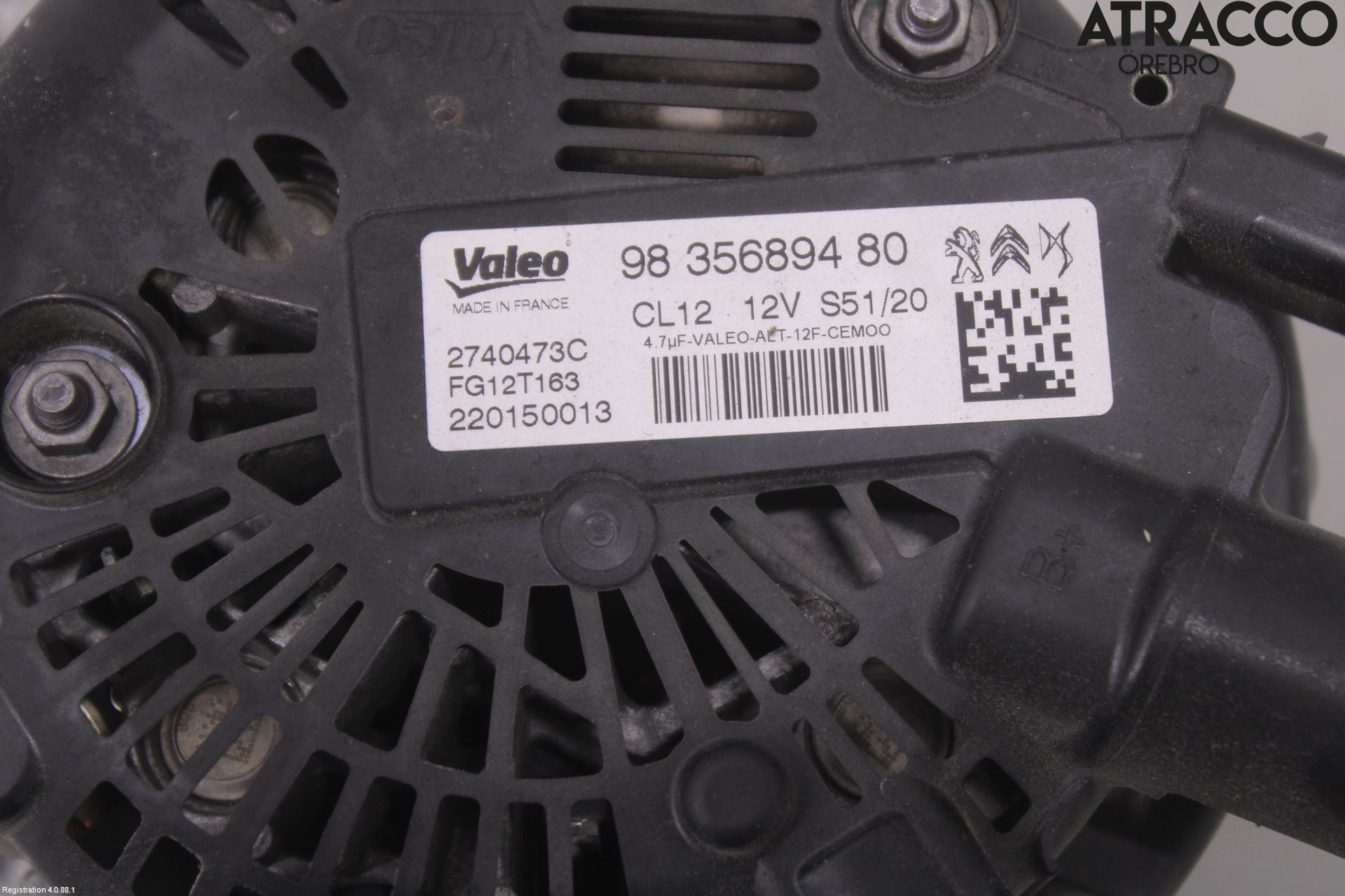 Peugeot 208/E-208 20- Generator