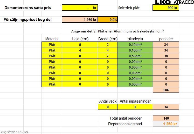 Nissan QASHQAI+2  10-14 Dörr Bak Vänster