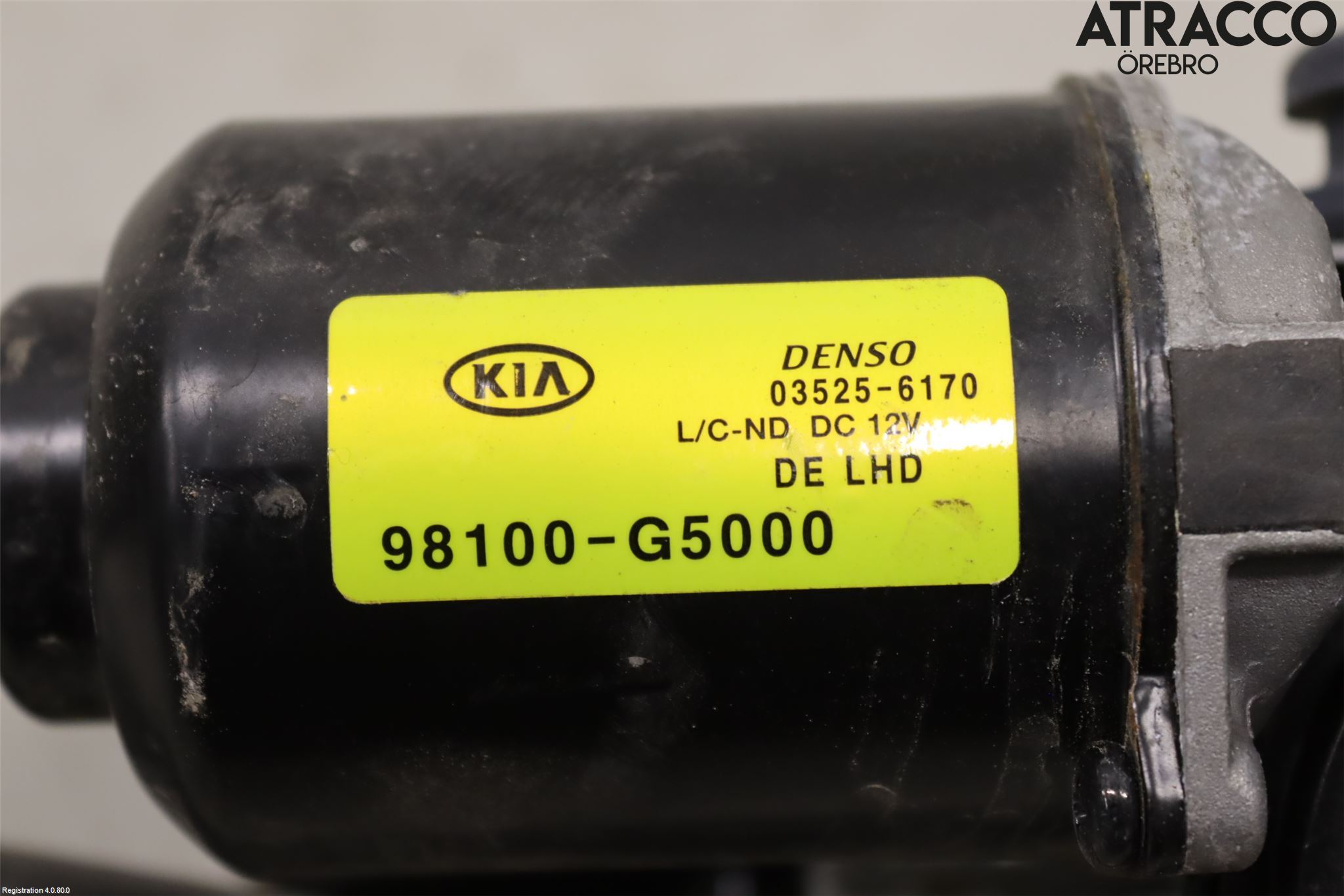 Kia NIRO (DE) 17-22 Torkarmotor Vindruta