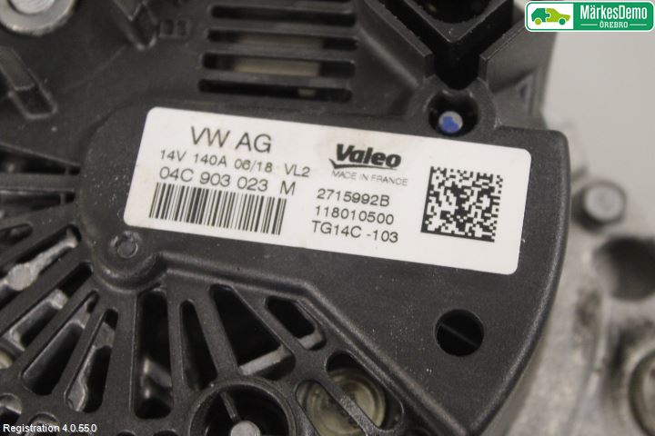 Audi A1/S1 11-18 Generator