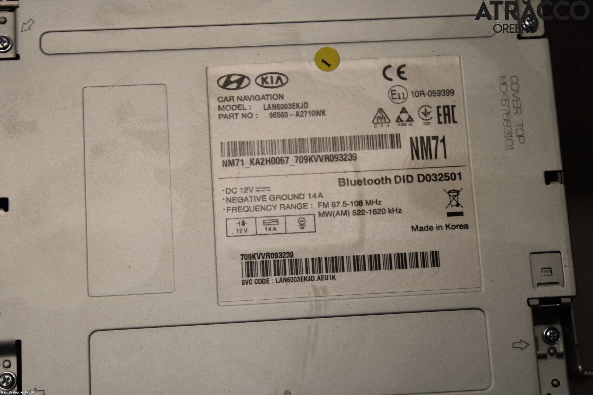 Kia CEED 12-18 Gps Navigator