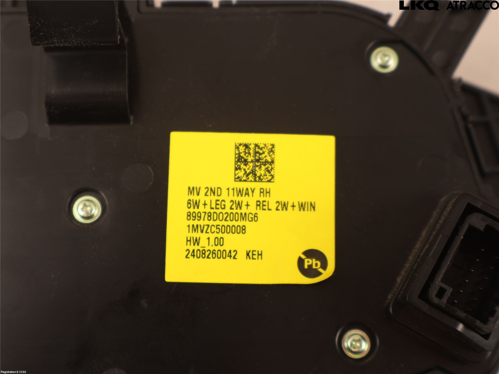 Kia EV9 24- Strömställare Stolregler