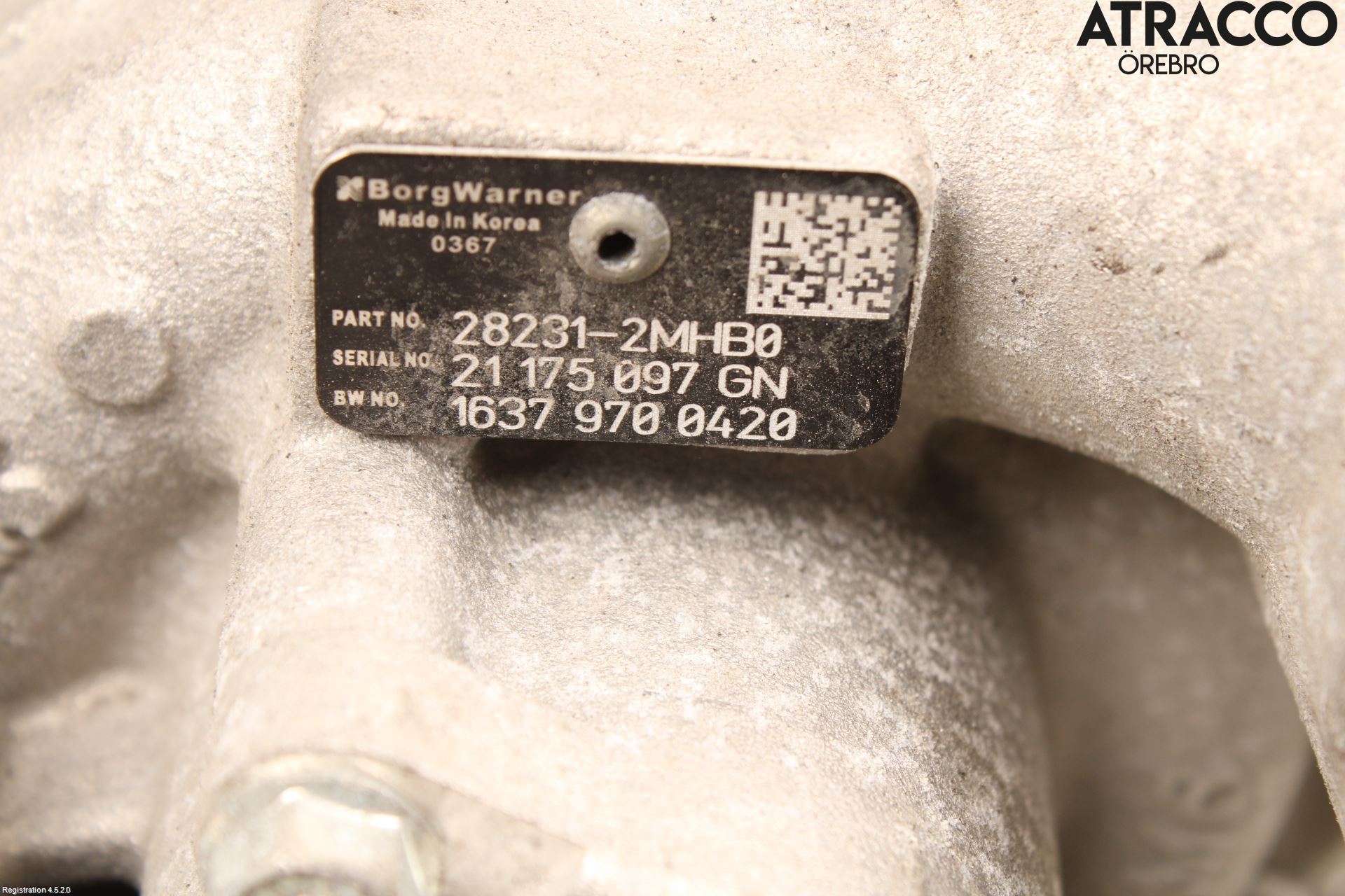 Kia SORENTO 21- Turboaggregat