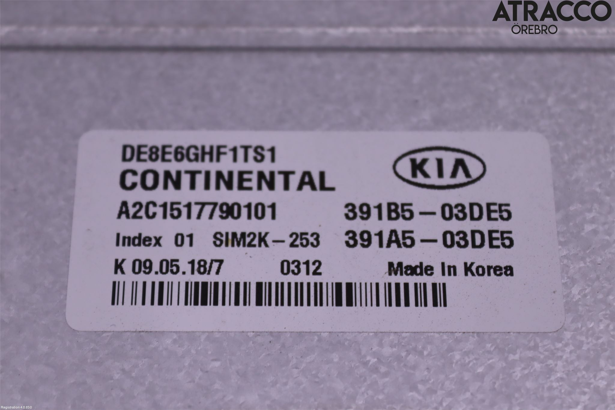 Kia NIRO (DE) 17-22 Styrenhet Insprut Bensin