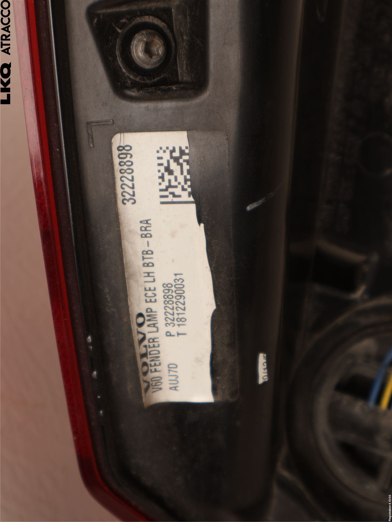 Volvo V60 19- Bakljus Vänster