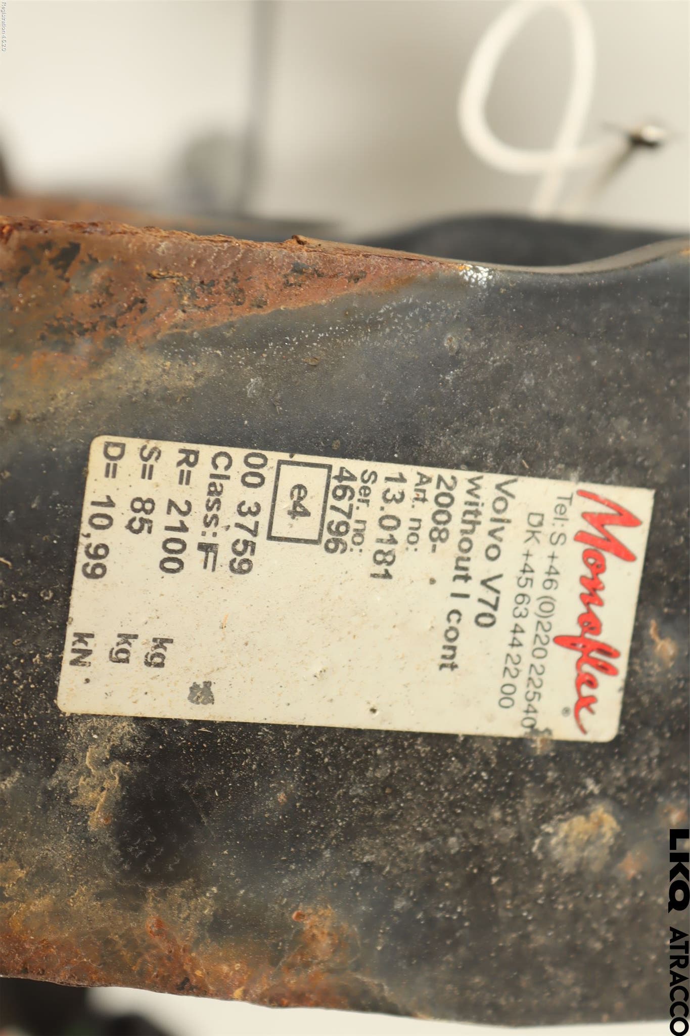 Volvo V70 08-13 Dragkrok