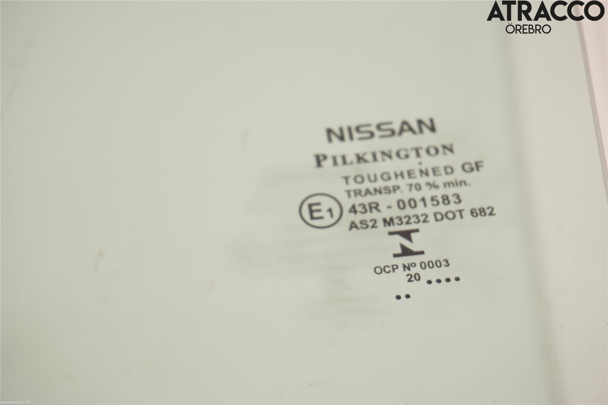 Nissan LEAF 18- Dörruta Bak Vänster