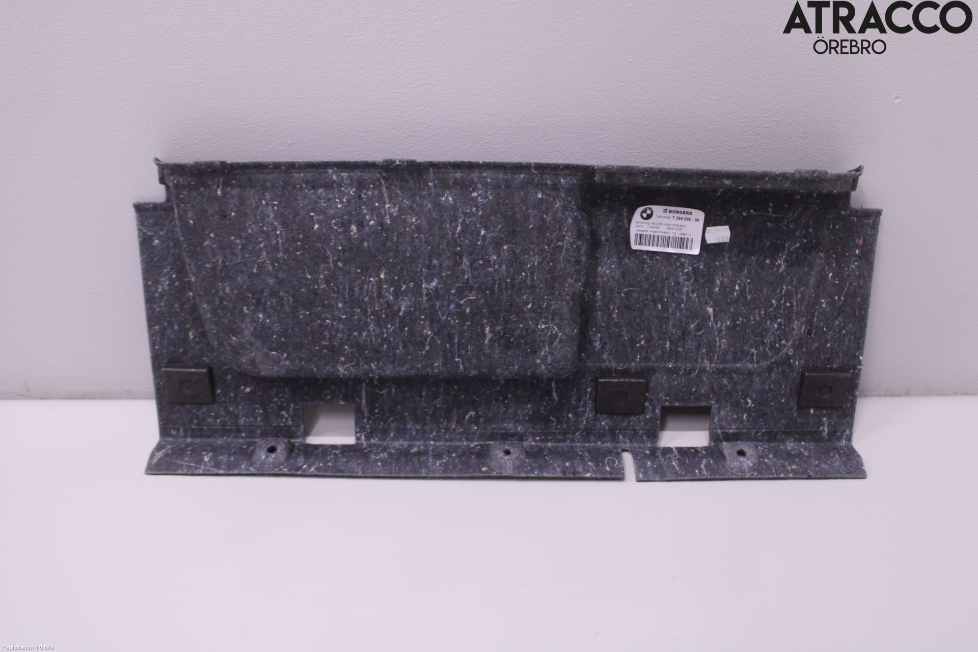 BMW 3 F30/F31/F80 12-19 Inrbagagerumklädsel-Golv