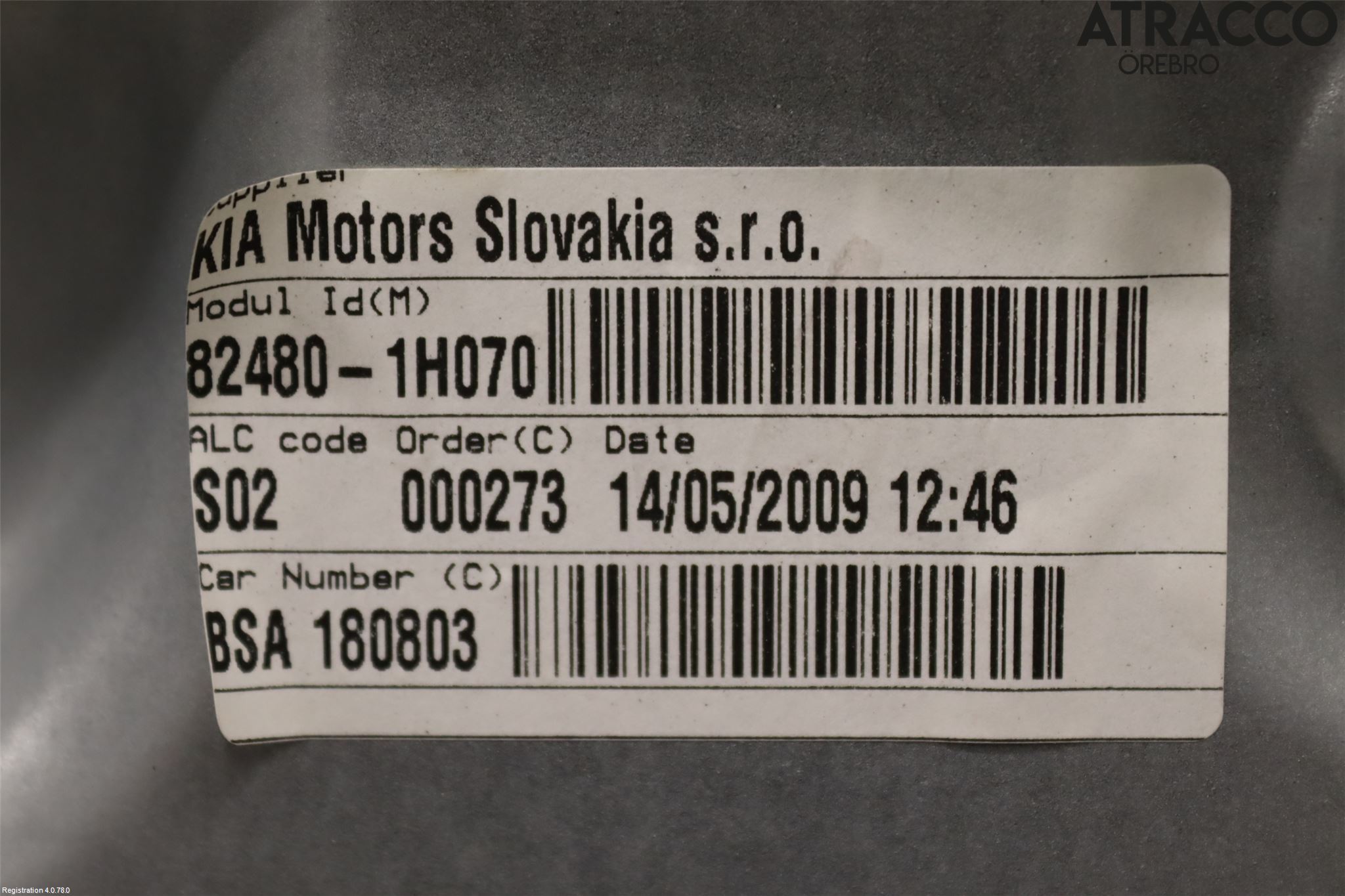 Kia CEED 06-12 Fönsterhissmekanism