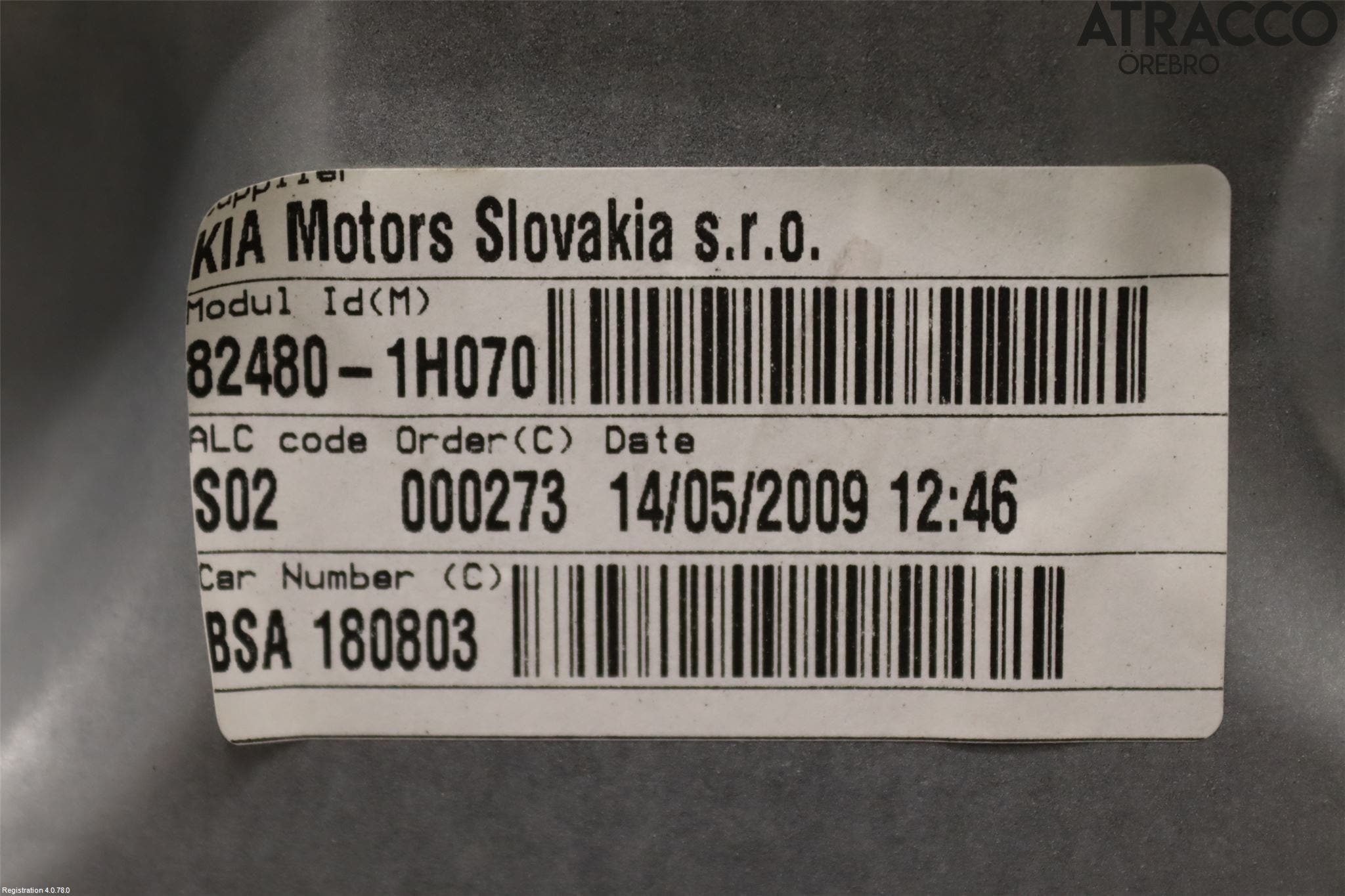 Kia CEED 06-12 Fönsterhissmekanism