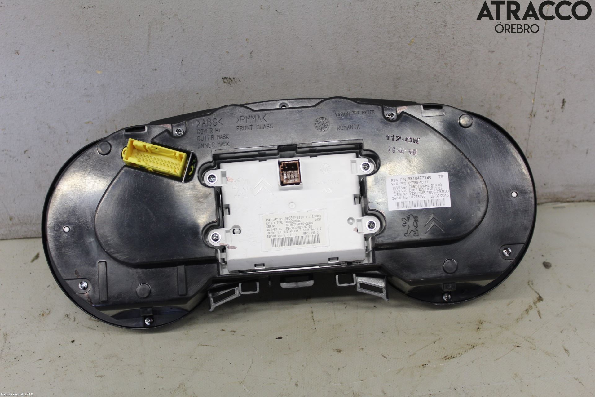 Peugeot 3008 09-16 Instrument Komb