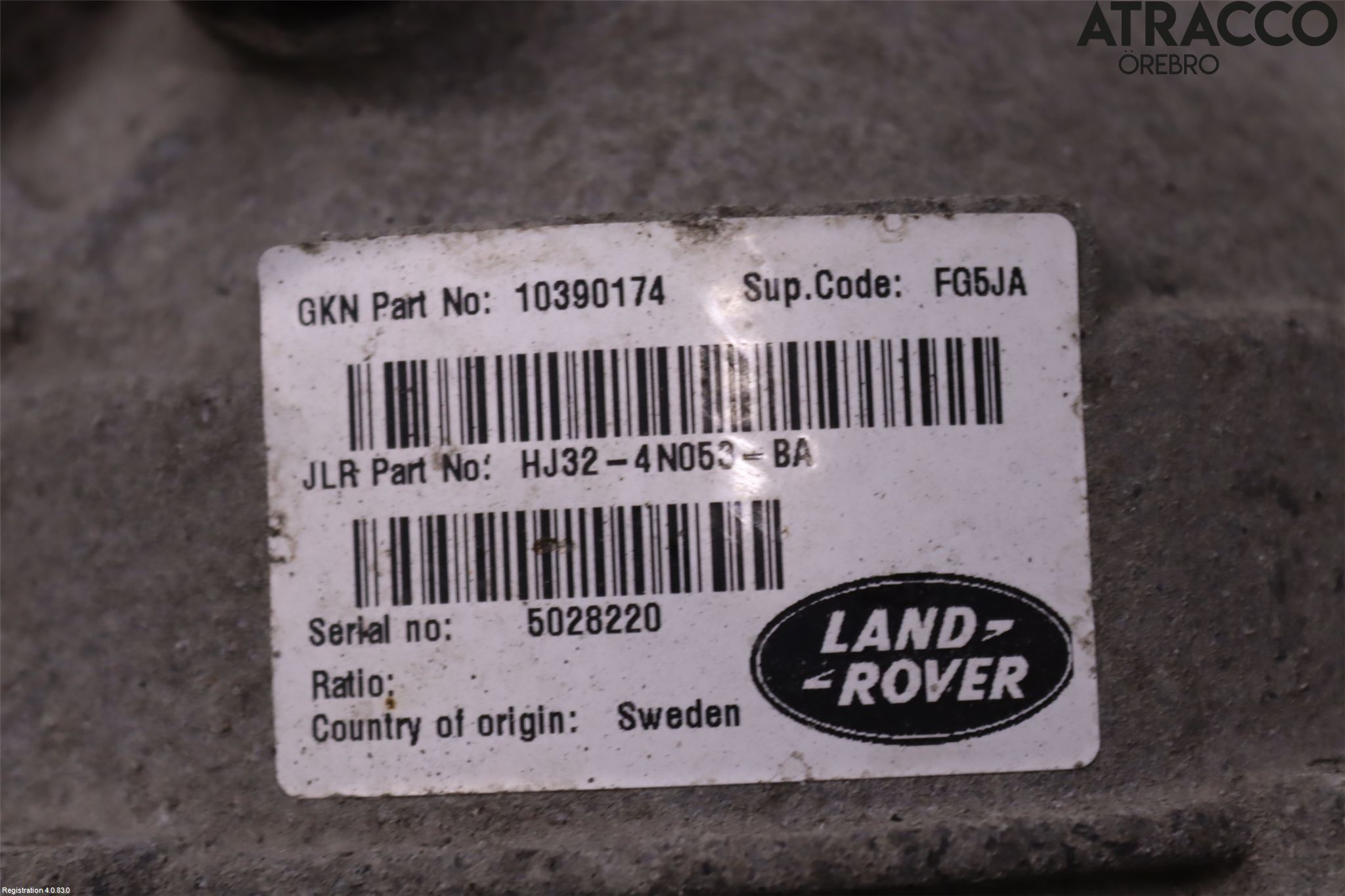 Landrover LAND ROVER DISCOVERY SPORT 15- Bakväxel-Diff