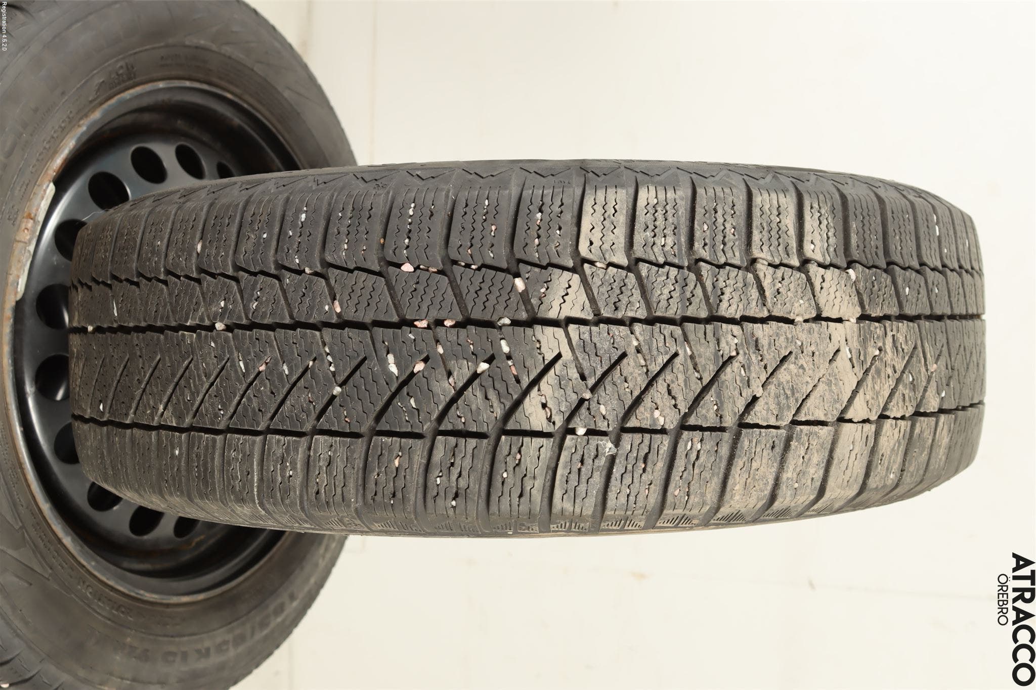 Volkswagen VW GOLF II 84-91 Vinterdäck Plåtfälg 4St