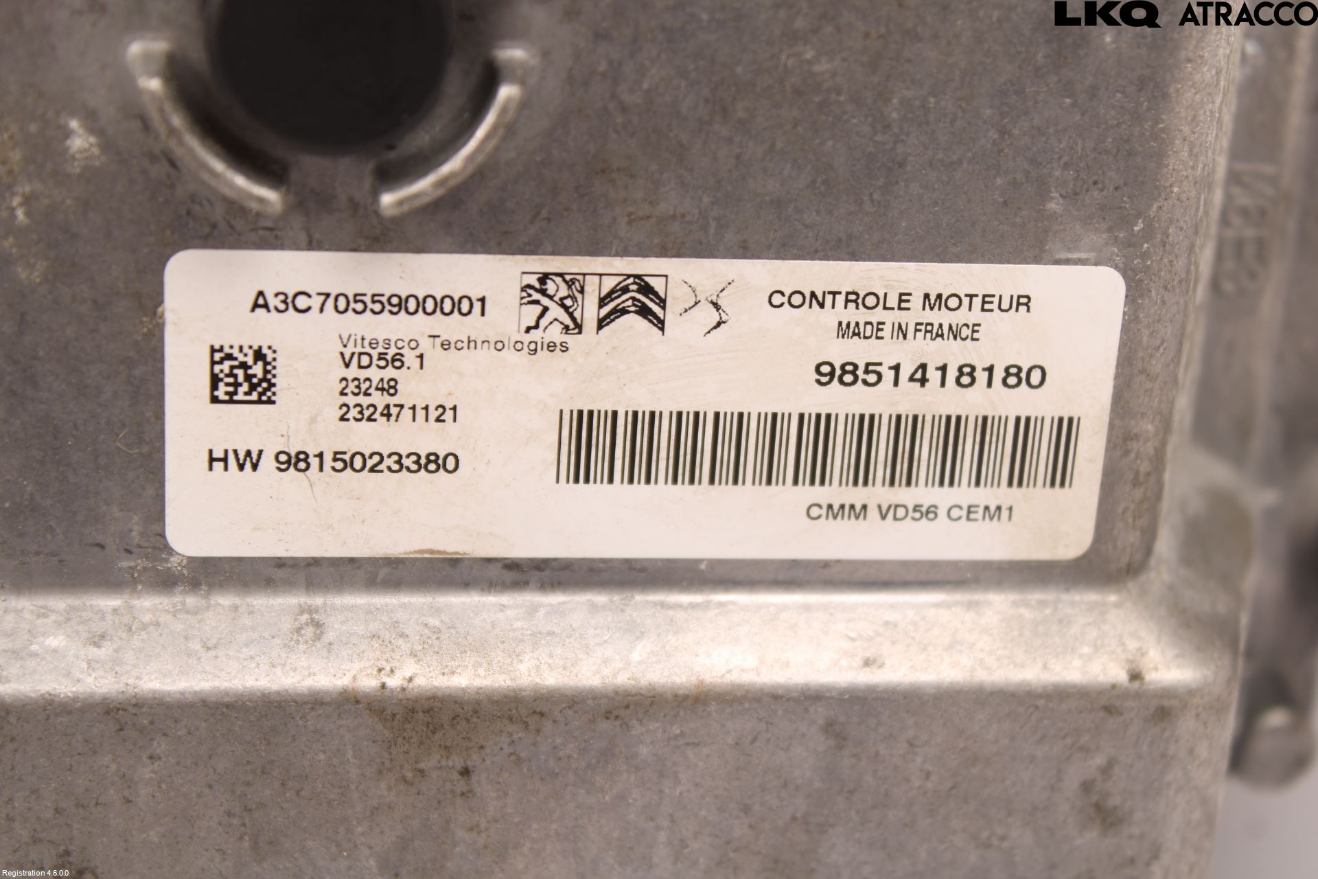 Citroen DS 4 / DS 4 E-TENSE 22- Styrenhet Insprut Bensin