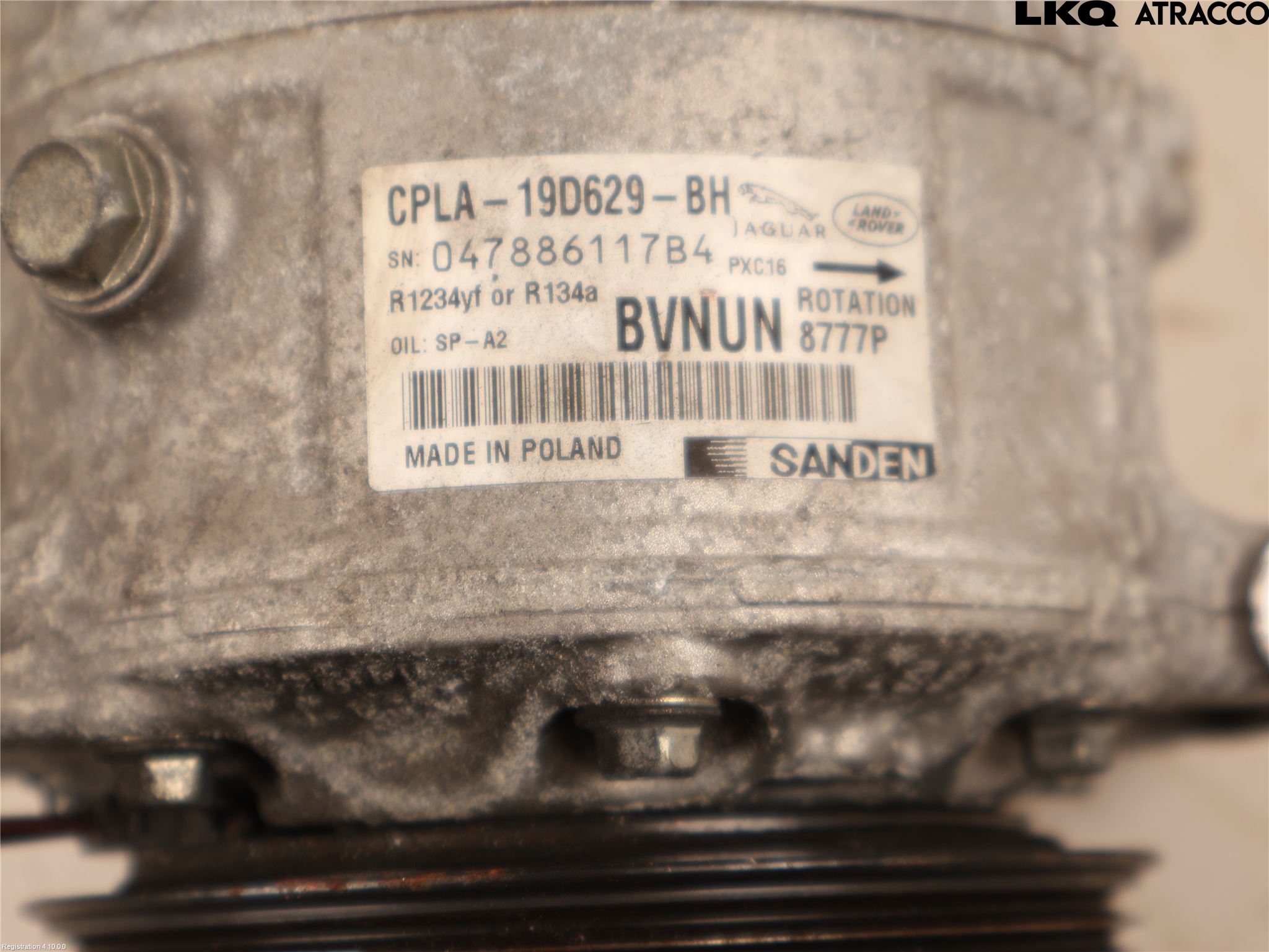 Landrover LAND ROVER DISCOVERY 5 16->> Ac Kompressor