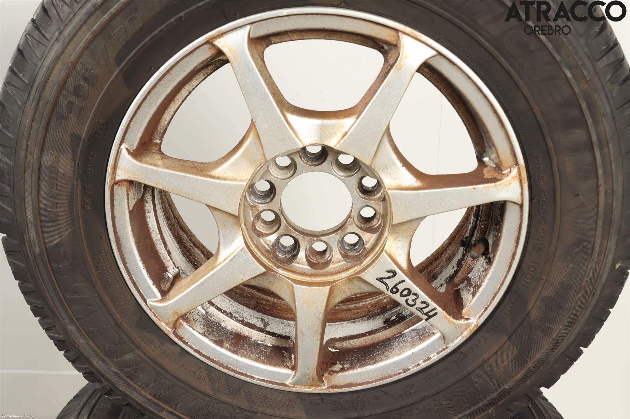 Honda CR-V 02-06 Vinterdäck Alumfälg 4St