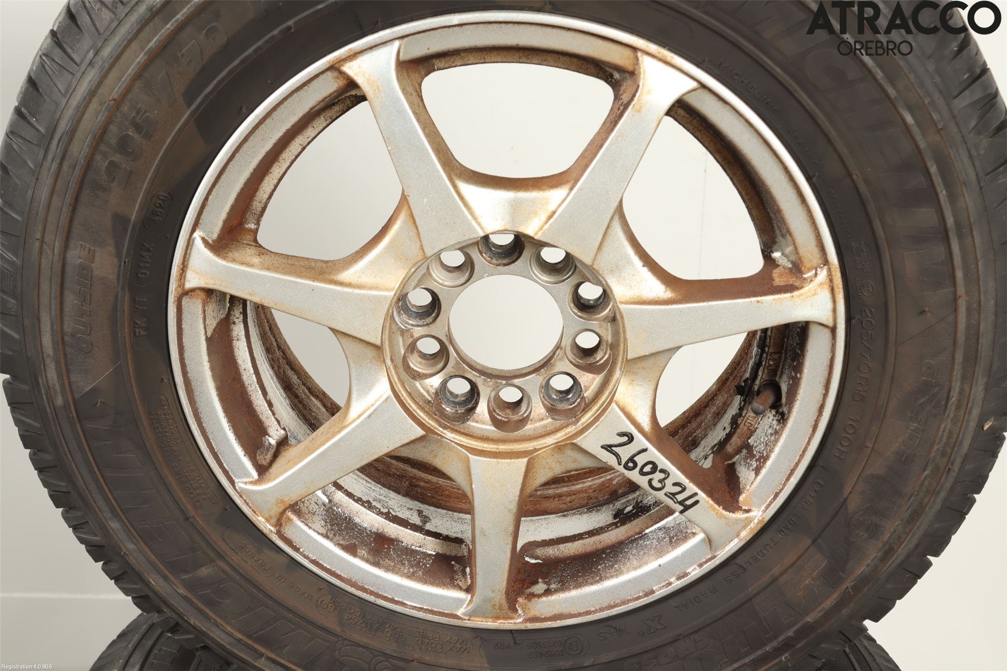 Honda CR-V 02-06 Vinterdäck Alumfälg 4St