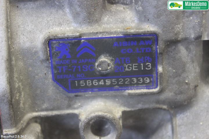 Peugeot 308 14-21 Växellåda Automat