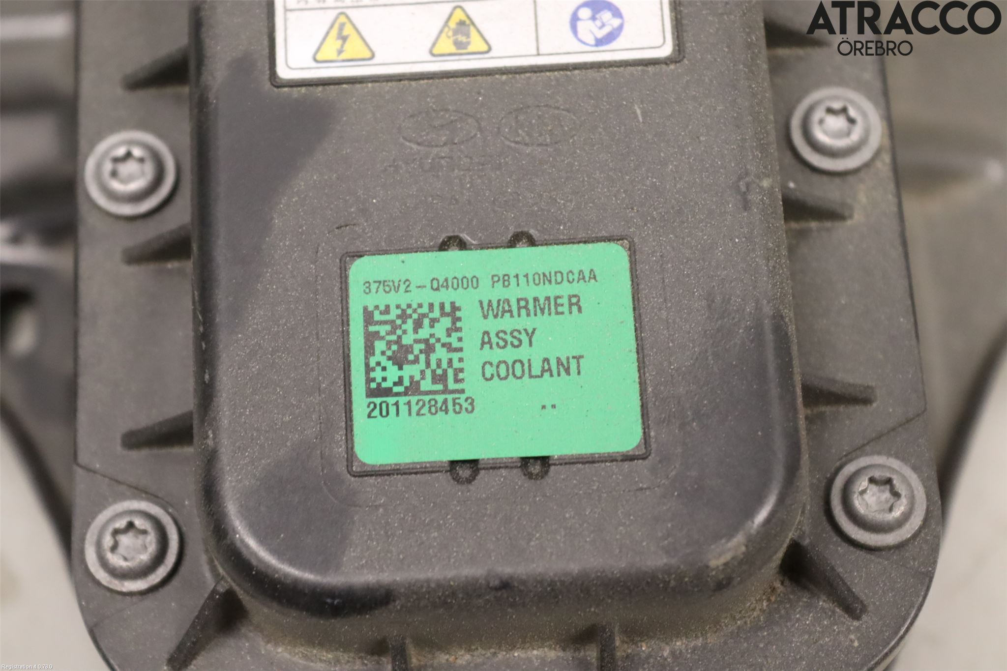 Kia NIRO (DE) 17-22 Värme Cirkulationspump