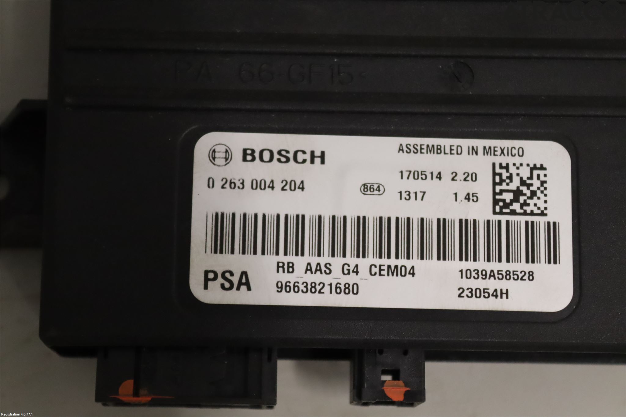 Peugeot PARTNER 16-18 Styrenhet Parkeringshjälp