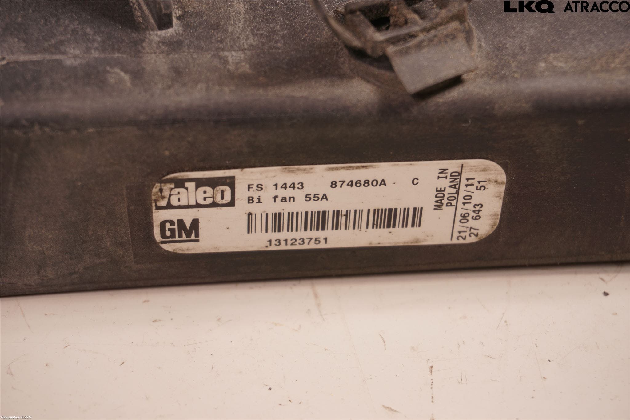 Saab 9-3 VER2/VER3 08-15 Kylfläkt El