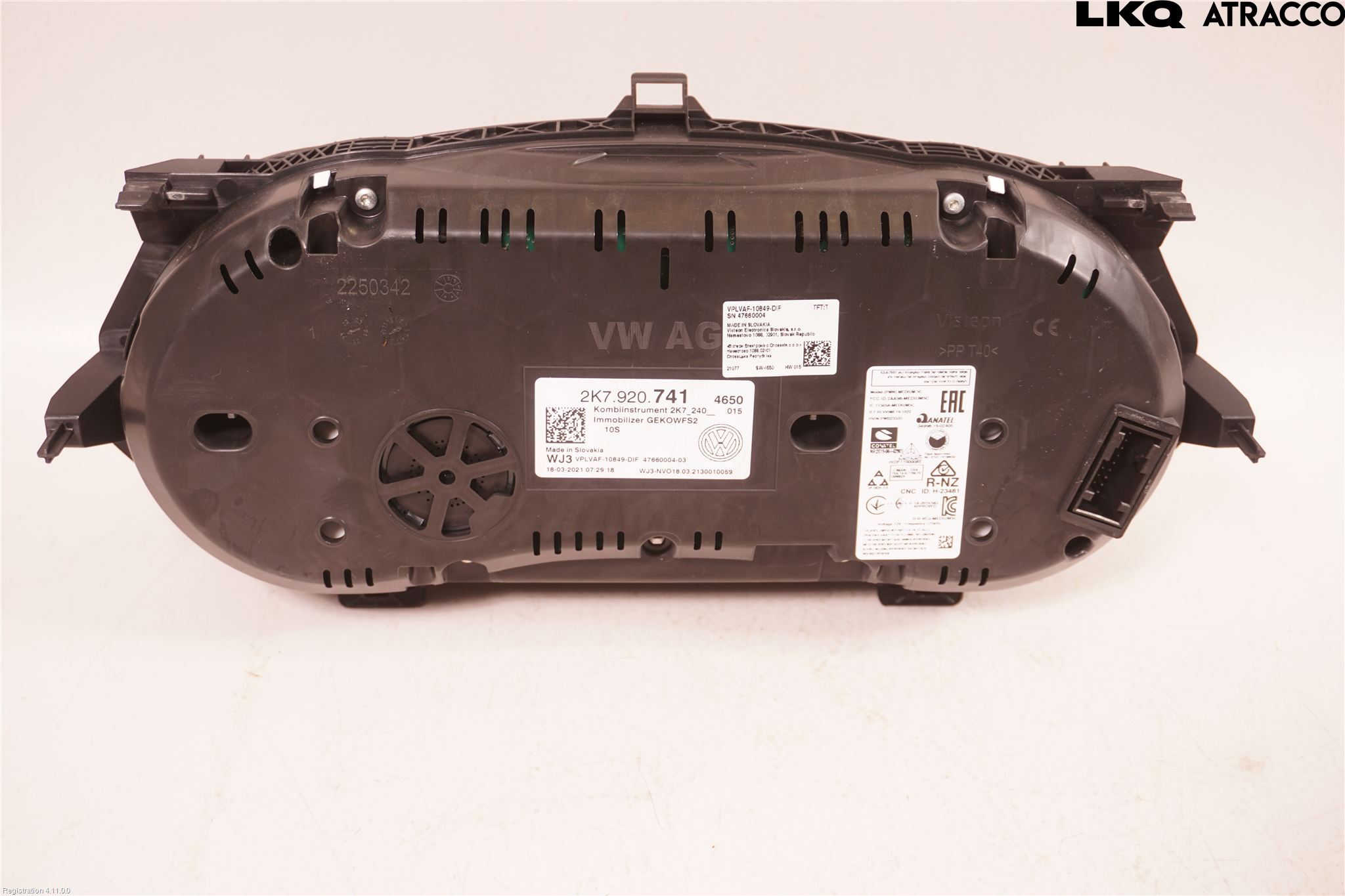 Volkswagen VW CADDY 21- Instrument Komb