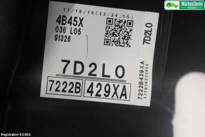 Mitsubishi OUTLANDER 13-21 Dörrklädsel Vä