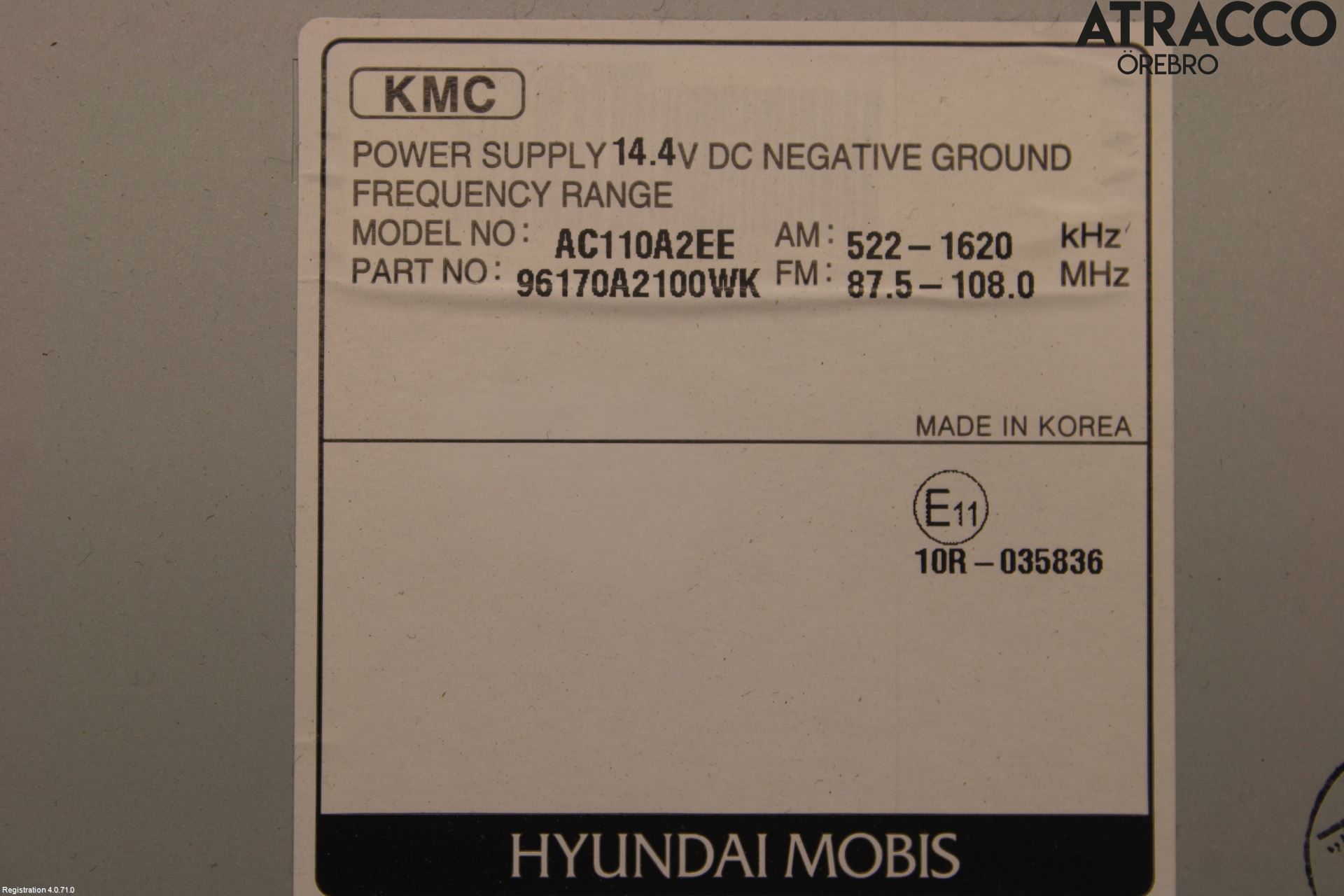 Kia CEED 12-18 Cd Radio - Multimediapanel